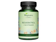 Resveratrol Extract 500 mg + Nicotinamide 60 Capsule, Vegavero